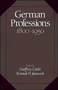 German Professions, 1800-1950