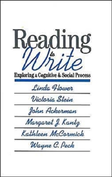 Reading-to-Write
