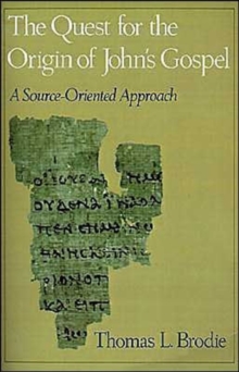 Quest for the Origin of John's Gospel