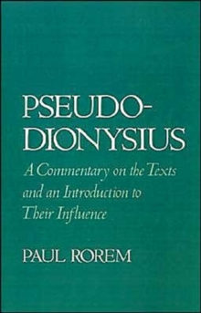 Image for Pseudo-Dionysius