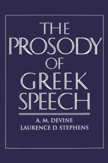 Prosody of Greek Speech