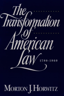 Transformation of American Law 1870-1960