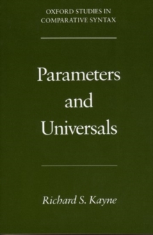 Image for Parameters and Universals