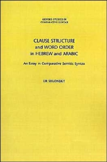 Clause Structure and Word Order in Hebrew and Arabic