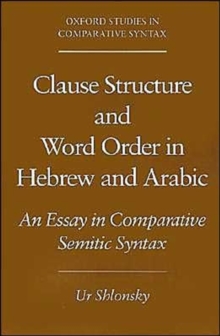 Clause Structure and Word Order in Hebrew and Arabic
