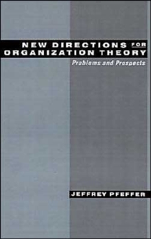 Image for New Directions for Organization Theory
