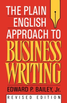 Plain English Approach to Business Writing