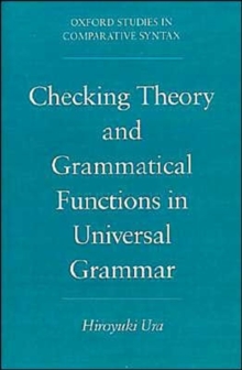 Checking Theory and Grammatical Functions in Universal Grammar