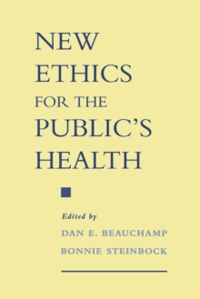 Image for New Ethics for the Public's Health