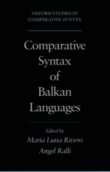 Image for Comparative Syntax of the Balkan Languages