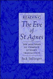 Reading The Eve of St Agnes