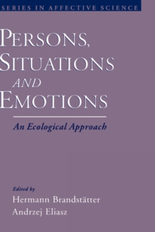 Image for Persons, Situations, and Emotions
