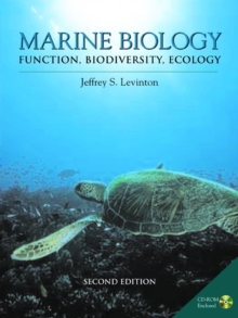 Image for Marine biology  : function, biodiversity, ecology