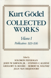 Image for Kurt Godel: Collected Works