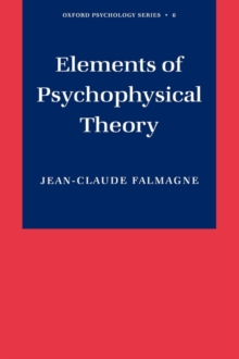 Elements of Psychophysical Theory