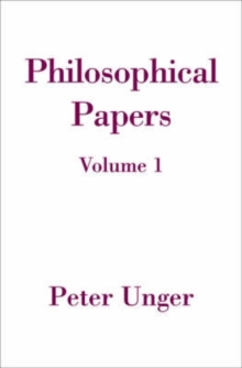 Philosophical Papers: Volume One