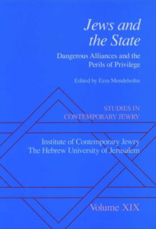 Image for Studies in contemporary Jewry  : an annualVol. 19: Jews and the state