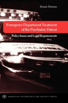 Image for Emergency Department Treatment of the Psychiatric Patient
