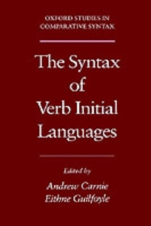 Image for The syntax of verb initial languages