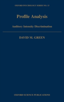 Image for Profile Analysis: Auditory Intensity Discrimination