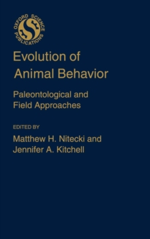 Image for Evolution of animal behavior: paleontological and field approaches