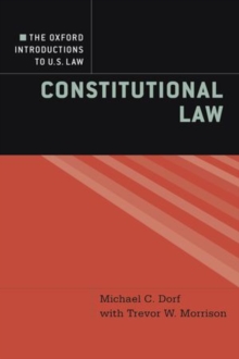 Image for The Oxford Introductions to U.S. Law