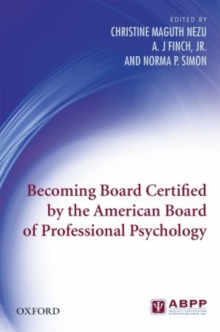 Image for Becoming Board Certified by the American Board of Professional Psychology