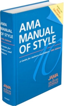 Image for AMA Manual of Style: A Guide for Authors and Editors