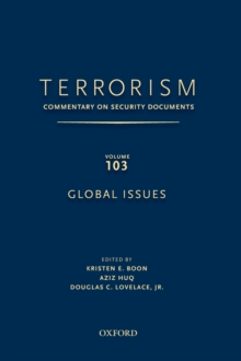 Image for TERRORISM: Commentary on Security Documents Volume 103: Global Issues