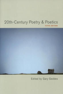 Image for 20th-Century Poetry and Poetics