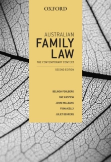 Image for Australian Family Law: The Contemporary Context