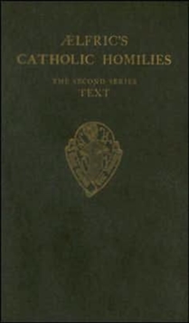 Image for Aelfric's Catholic homilies  : the second series text