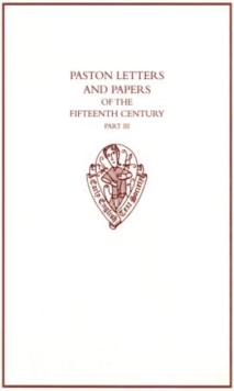 Image for Paston Letters and Papers of the Fifteenth Century