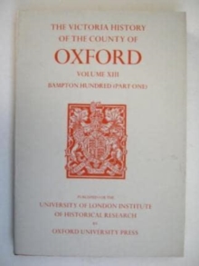 History of the County of Oxford