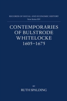 Image for Contemporaries of Bulstrode Whitelocke, 1605-1675