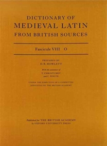 Dictionary of Medieval Latin from British Sources