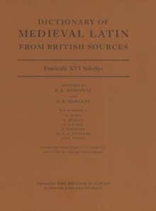 Dictionary of Medieval Latin from British Sources