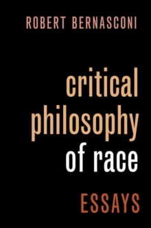 Image for Critical Philosophy of Race