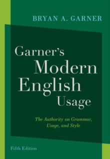 Image for Garner's modern English usage