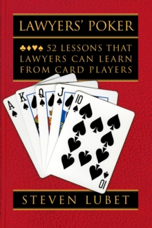 Image for Lawyers' poker: 52 lessons that lawyers can learn from card players