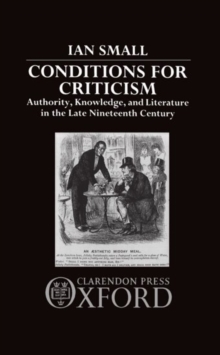 Conditions for Criticism