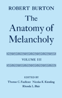 Anatomy of Melancholy: Volume III
