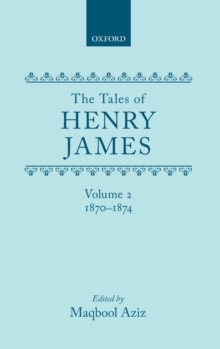 Image for TALES OF HENRY JAMES VOL 2 THJ C
