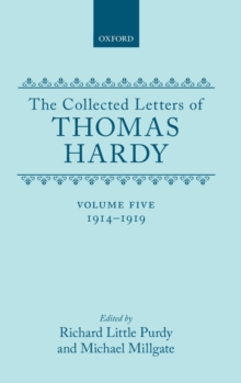 Image for The Collected Letters of Thomas Hardy: Volume 5: 1914-1919