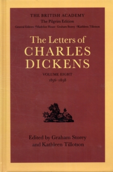 British Academy/The Pilgrim Edition of the Letters of Charles Dickens: Volume 8: 1856-1858