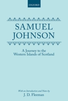 Image for A Journey to the Western Islands of Scotland (1775)