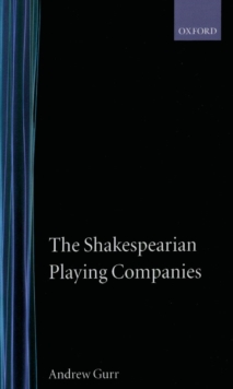 Image for The Shakespearian Playing Companies