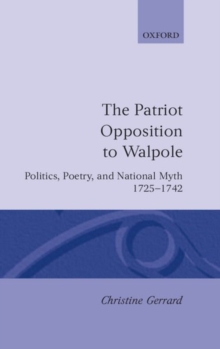 Image for The Patriot Opposition to Walpole