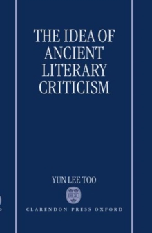 Idea of Ancient Literary Criticism