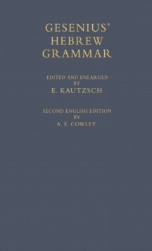 Gesenius' Hebrew Grammar
